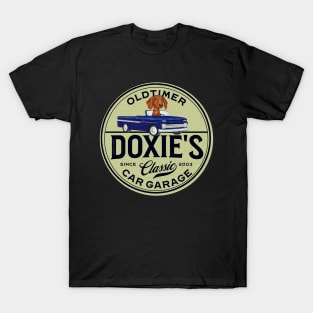 Dachshund Old Timers Classic Garage T-Shirt